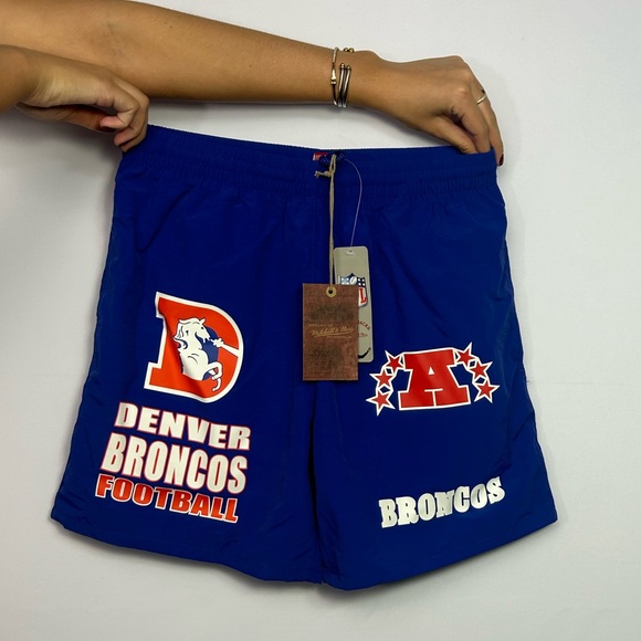 Other - Mitchell & Ness Denver Broncos Blue Men's Shorts NWT